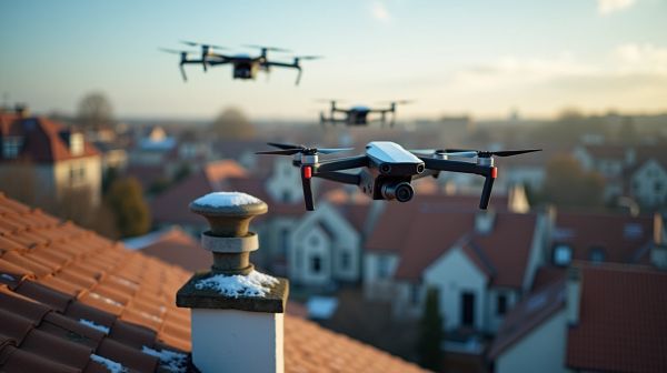 Nettoyage de toiture par drone : avantages et économies à prévoir