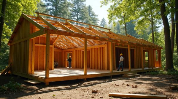 Promesse d'habitat durable avec la maison en bois clé en main